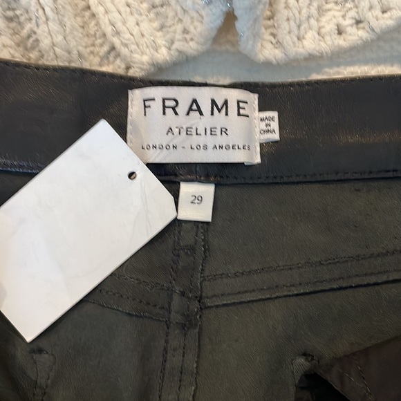 FRAME Le High Leather Pants Size 29 - Picture 6 of 12